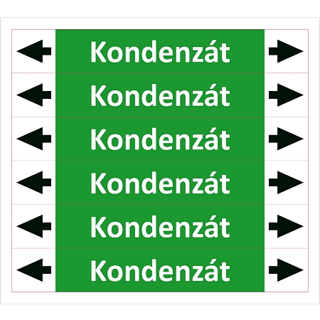 Značení potrubí ISO 20560, kondenzát